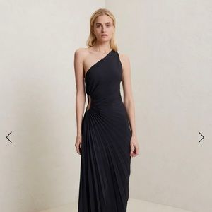 A.L.C. | Delfina Pleated Dress Black | Size 00